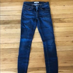 Madewell Jeans Sz 24 skinny jeans mid rise